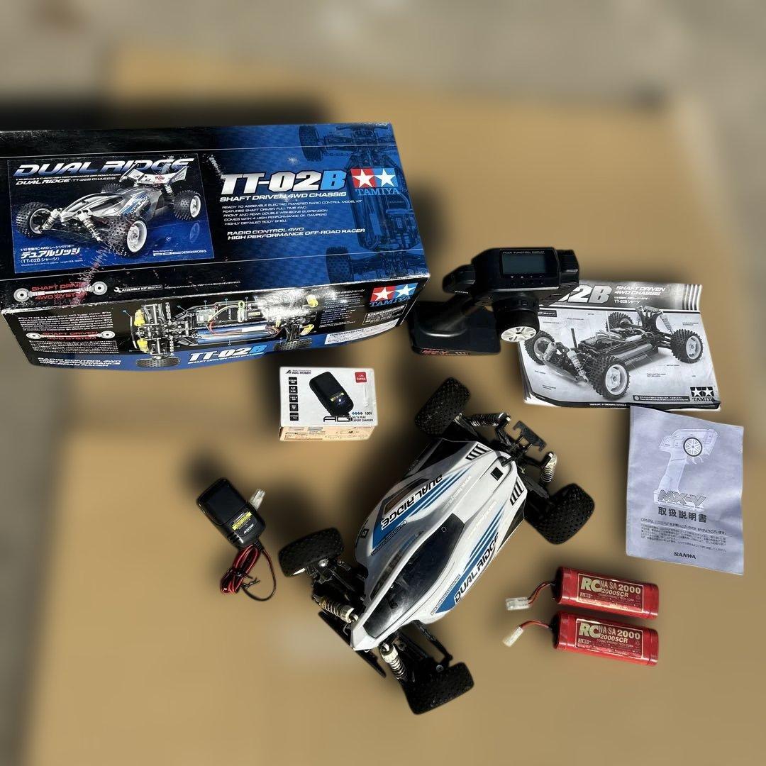 タミヤ デュアルリッジ ラジコン プロポ、バッテリー、充電器セット