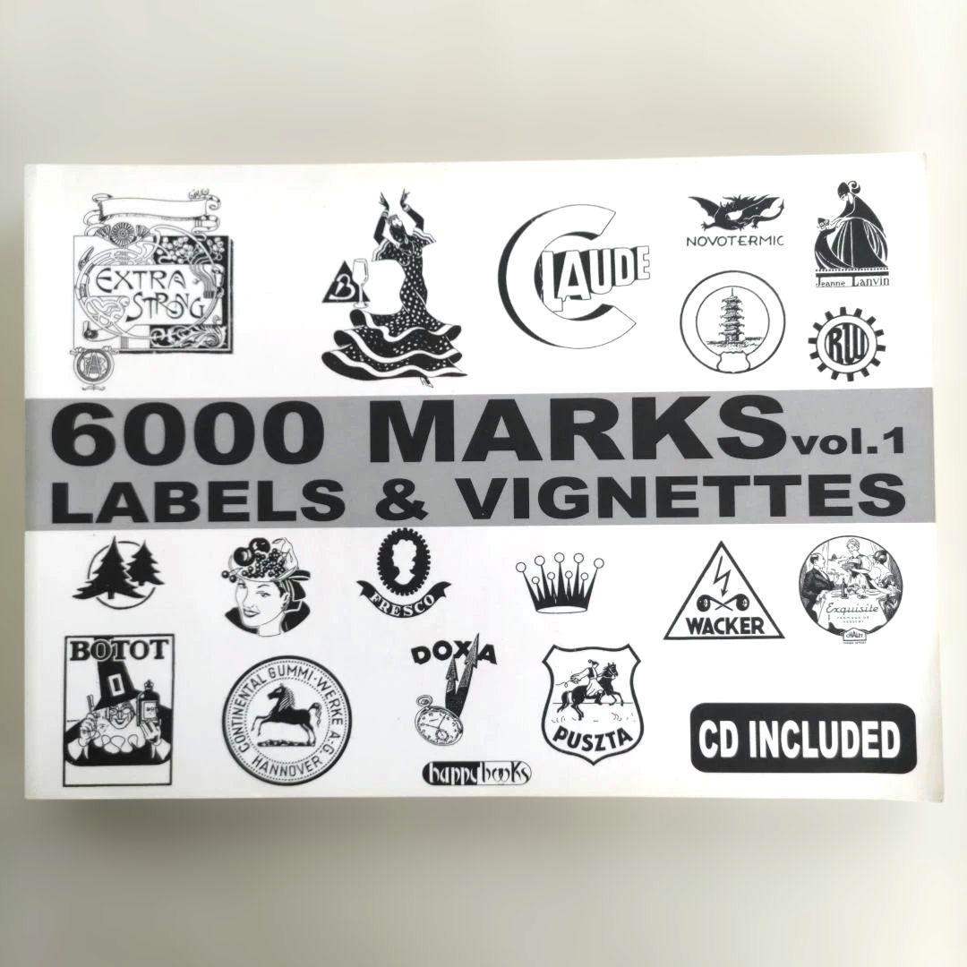 6000 MARKS LABELS & VIGNETTES Vol.1/マーク 6000 Marks Labels and Vignettes(FABIO CALEFFI) / 汎書店 / 古本