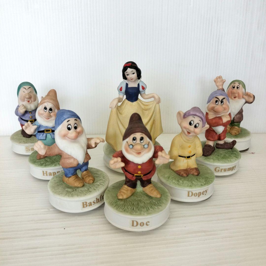 白雪姫と7人の小人 オルゴール 陶器 - メルカリ