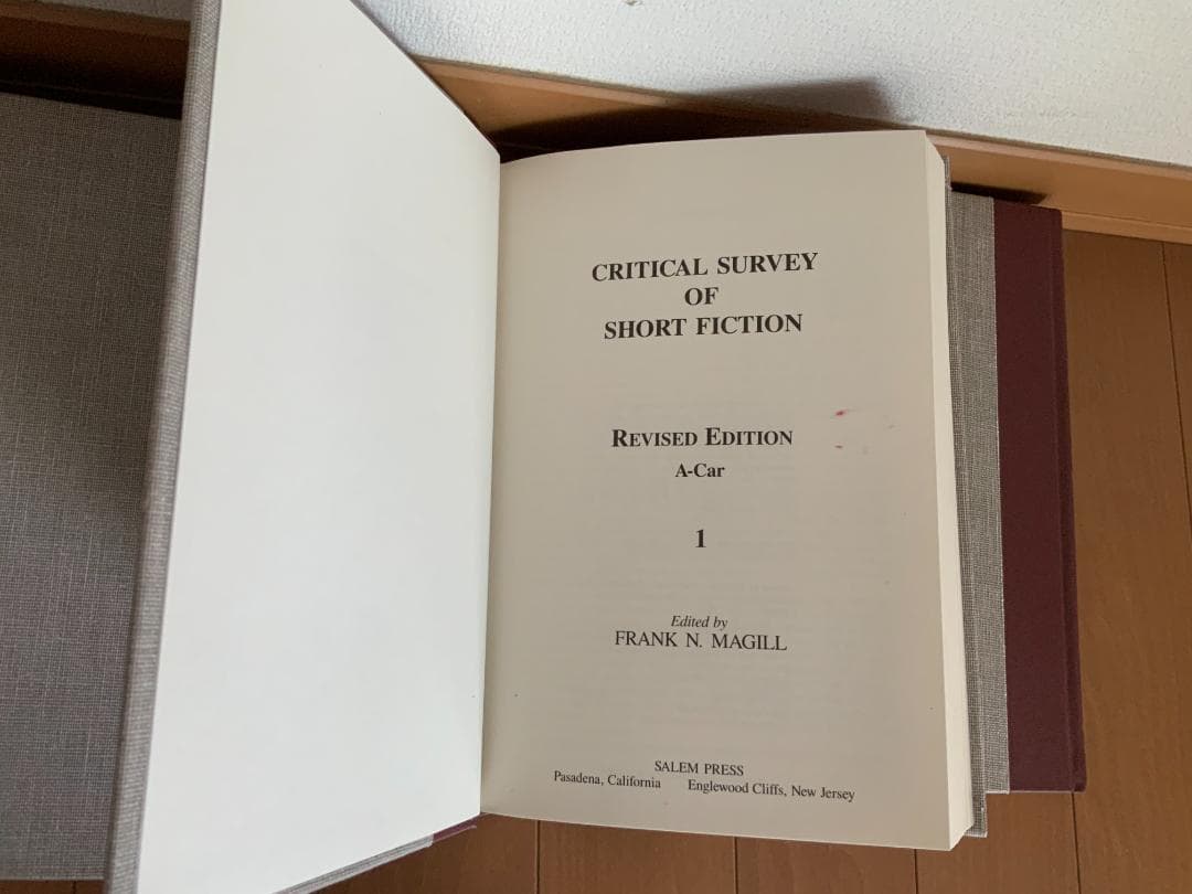 Critical Survey of Short Fiction 全7巻