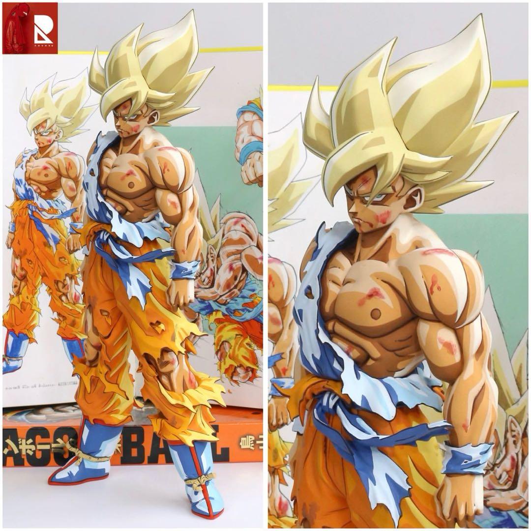 ドラゴンボールSMSP サイズ 伝説の超サイヤ人 孫悟空 リペイント 二