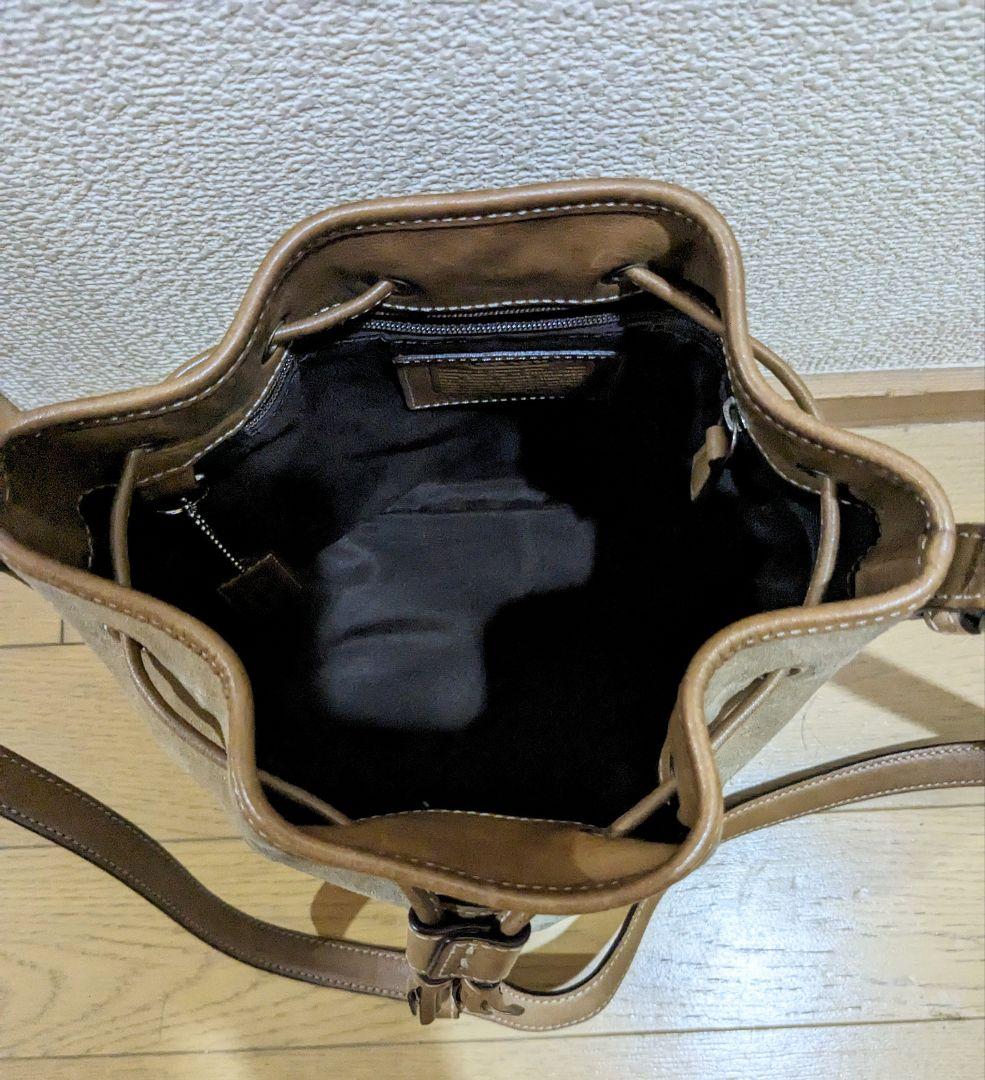 オールドコーチ 7561 OLD COACH スエード ベロア 巾着 肩掛け - メルカリ