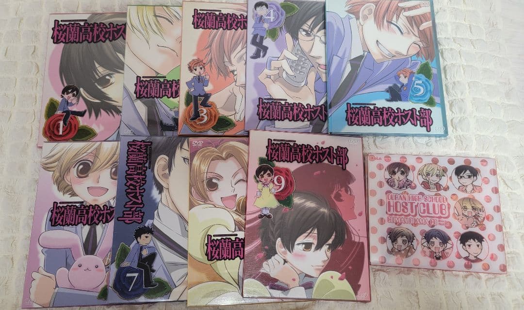 桜蘭高校ホスト部 DVD 1-9巻セット 桜蘭高校ホスト部 DVD 1-9巻 全巻セット アニメ ラブコメディ 胸キュン