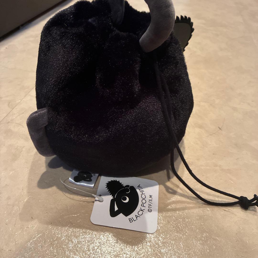 タグ付き新品】黒ポチタ ポーチ ポップアップストア限定 チェンソー