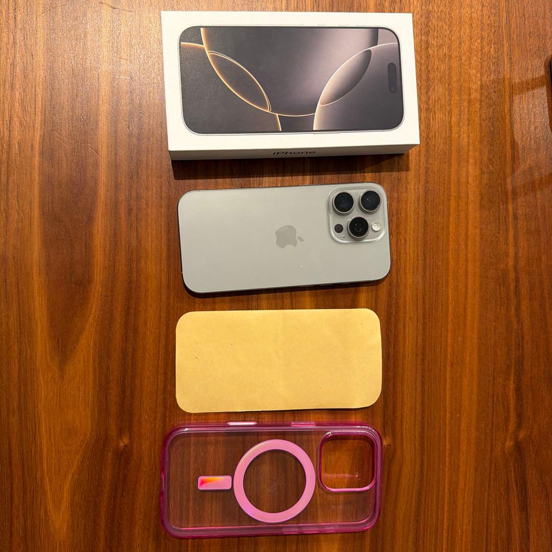 iPhone 16 Pro 512GB SIMフリーバッテリー最大容量95% iPhone 16 Pro 512GB - ブラックチタニウム（SIMフリー）[整備済製品