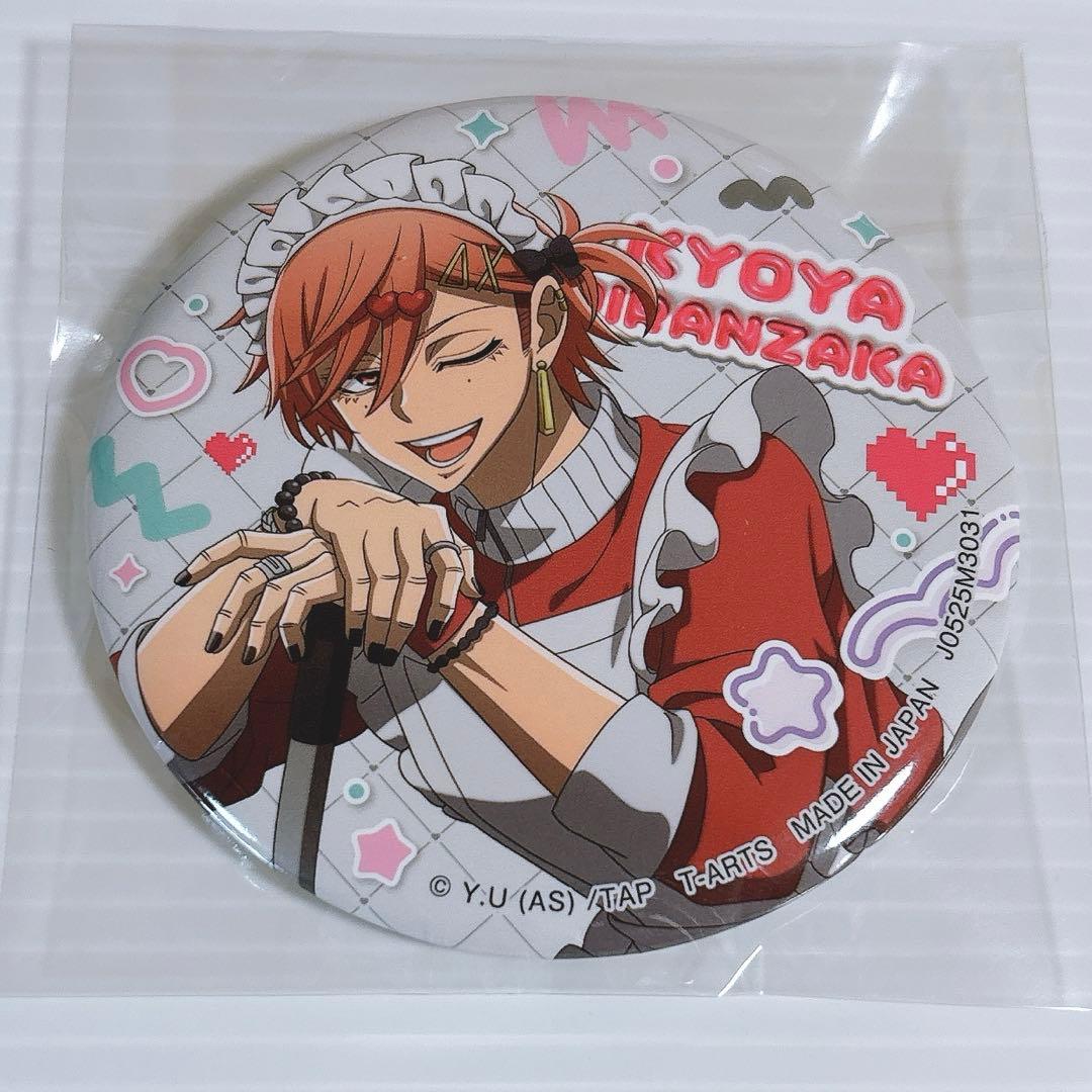 桃源暗鬼 ジャージメイド 76mm トレーディング 缶バッジ 花魁坂 京夜