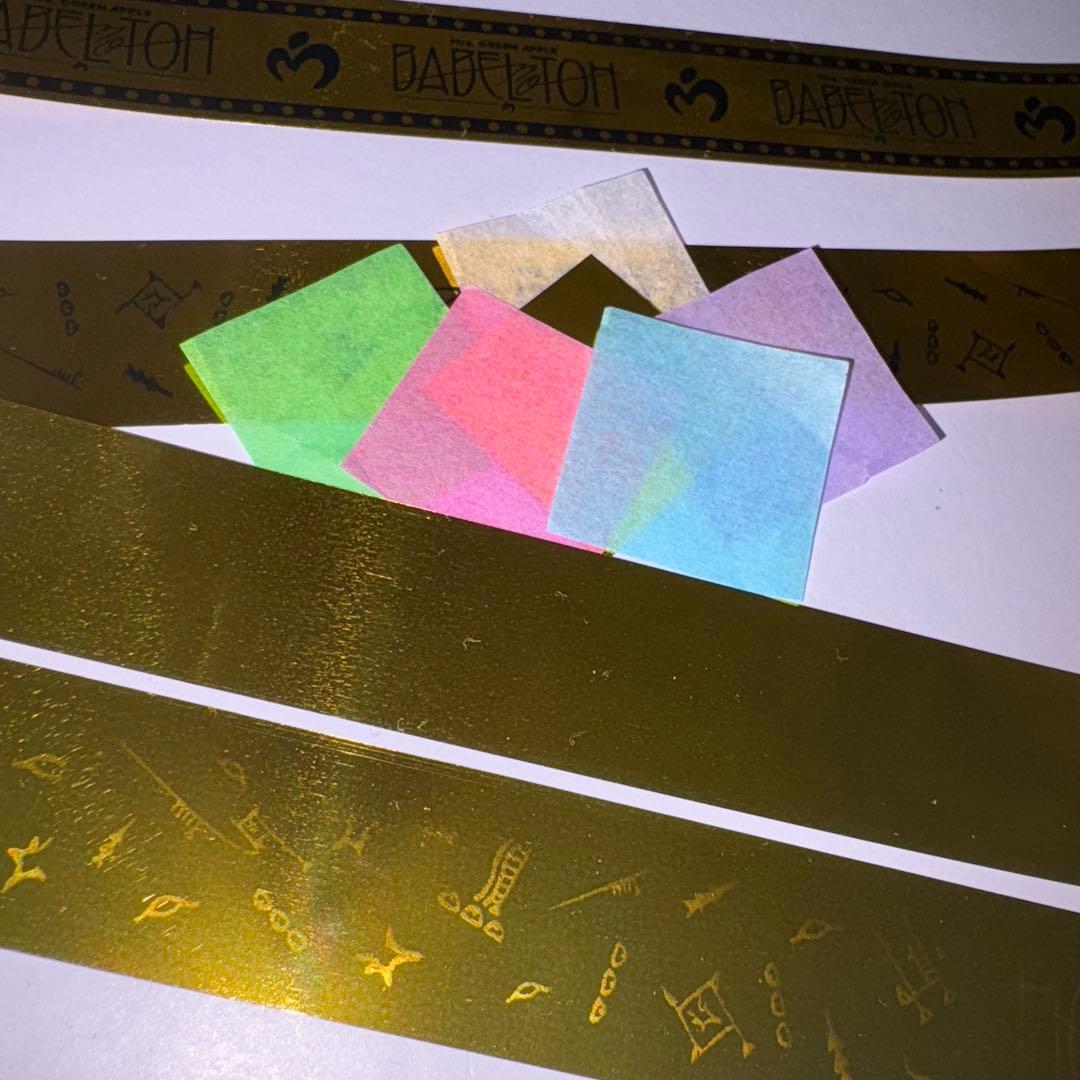 Mrs. GREEN APPLE バベルの塔 銀テープ 2種 ノーカット 紙吹雪 - メルカリ