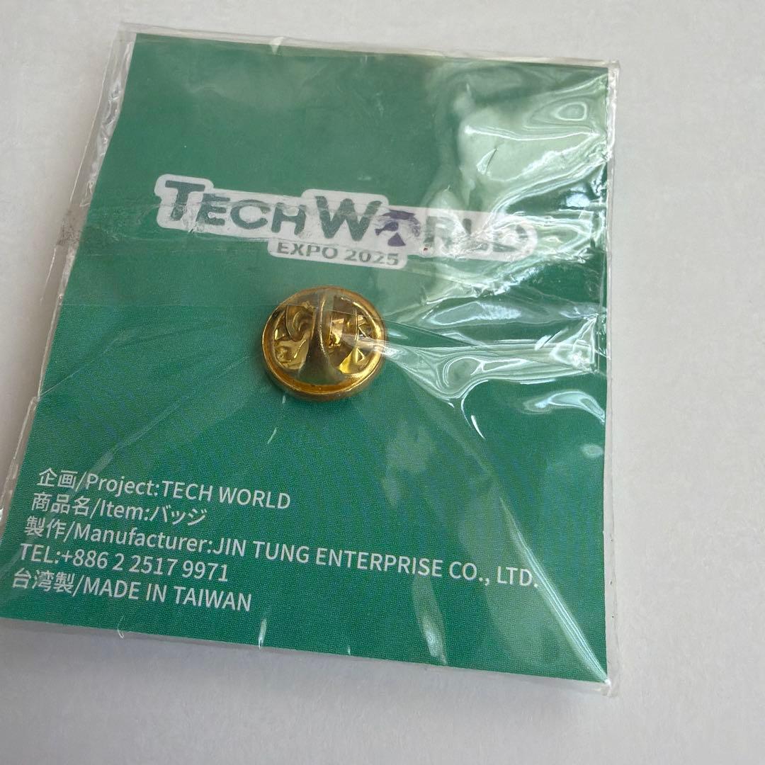 関西万博 TECHWORLD 台湾 ピンバッジ - メルカリ