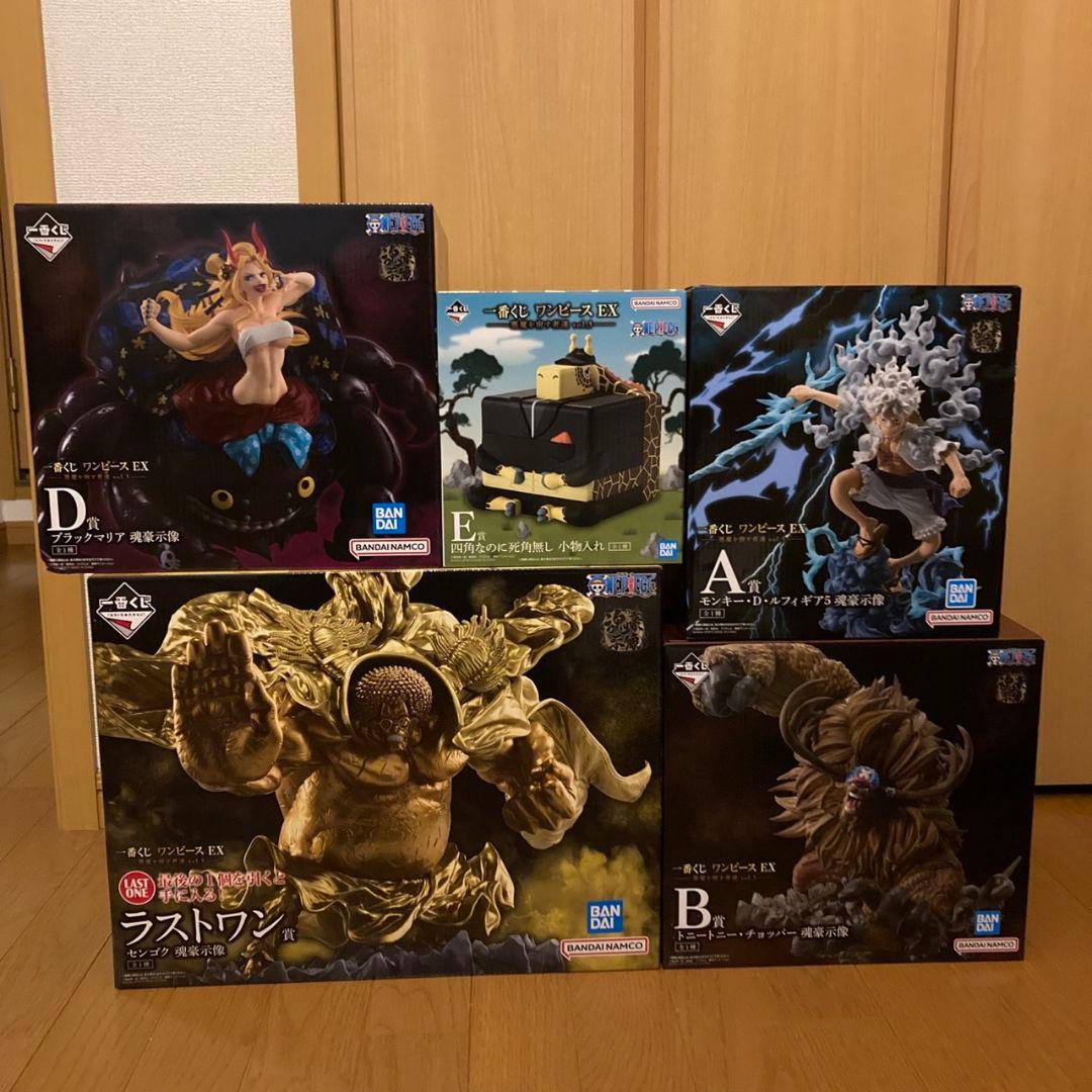 一番くじ ワンピース EX 悪魔を宿す者達 vol.3 フィギュア5点セット