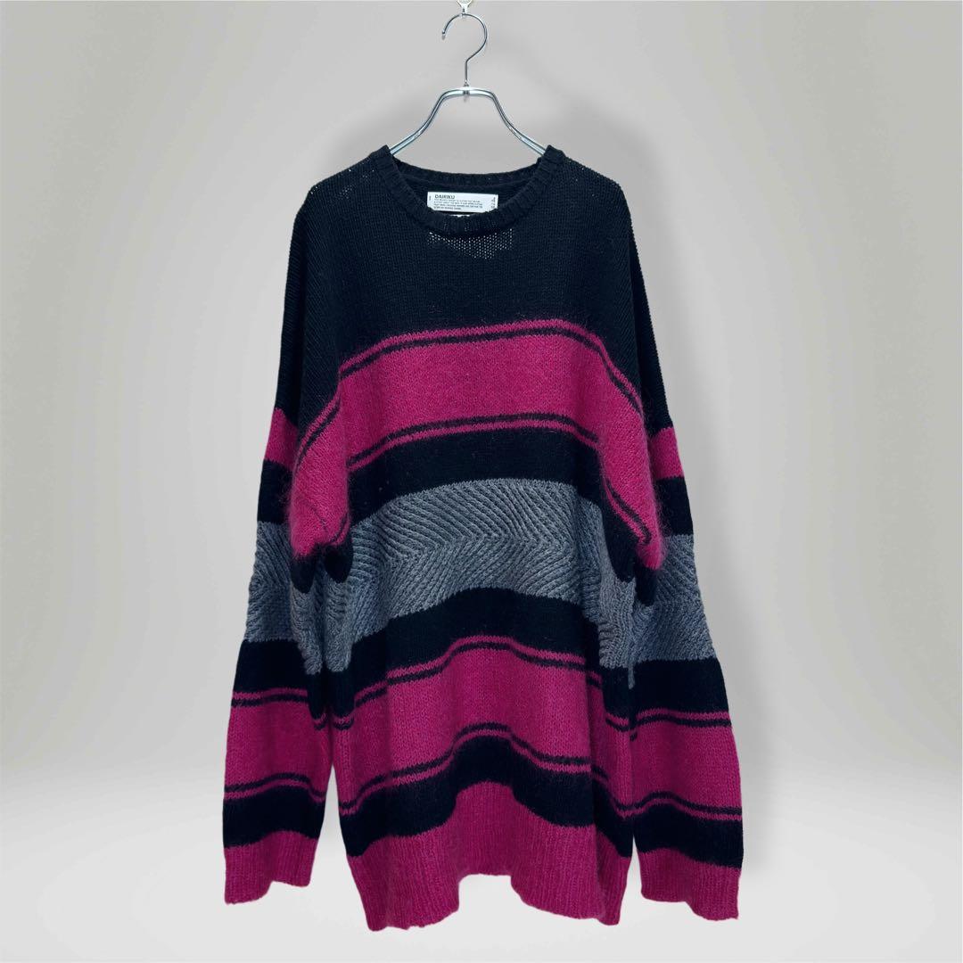 トップス DAIRIKU / \"Molly\" Border Mohair Knit