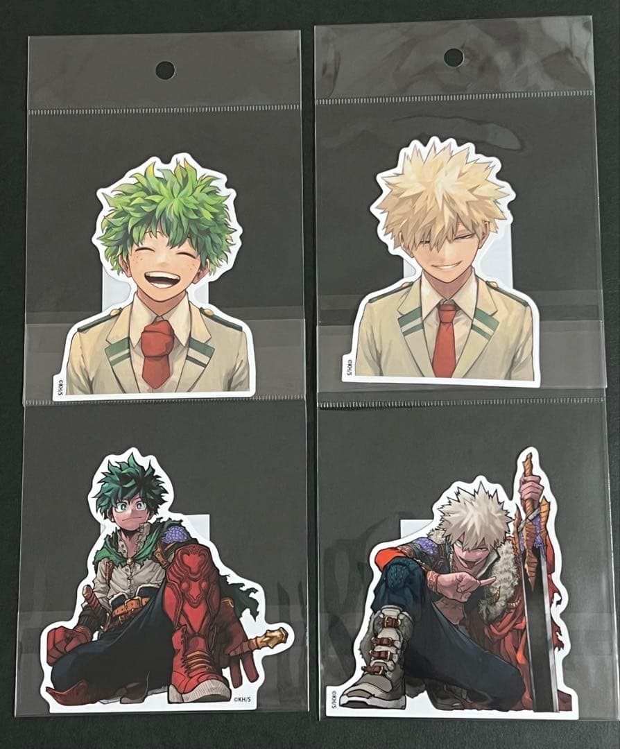 ヒロアカ ダイカットステッカー 幼馴染 緑谷出久 デク 爆豪勝己 十傑 4