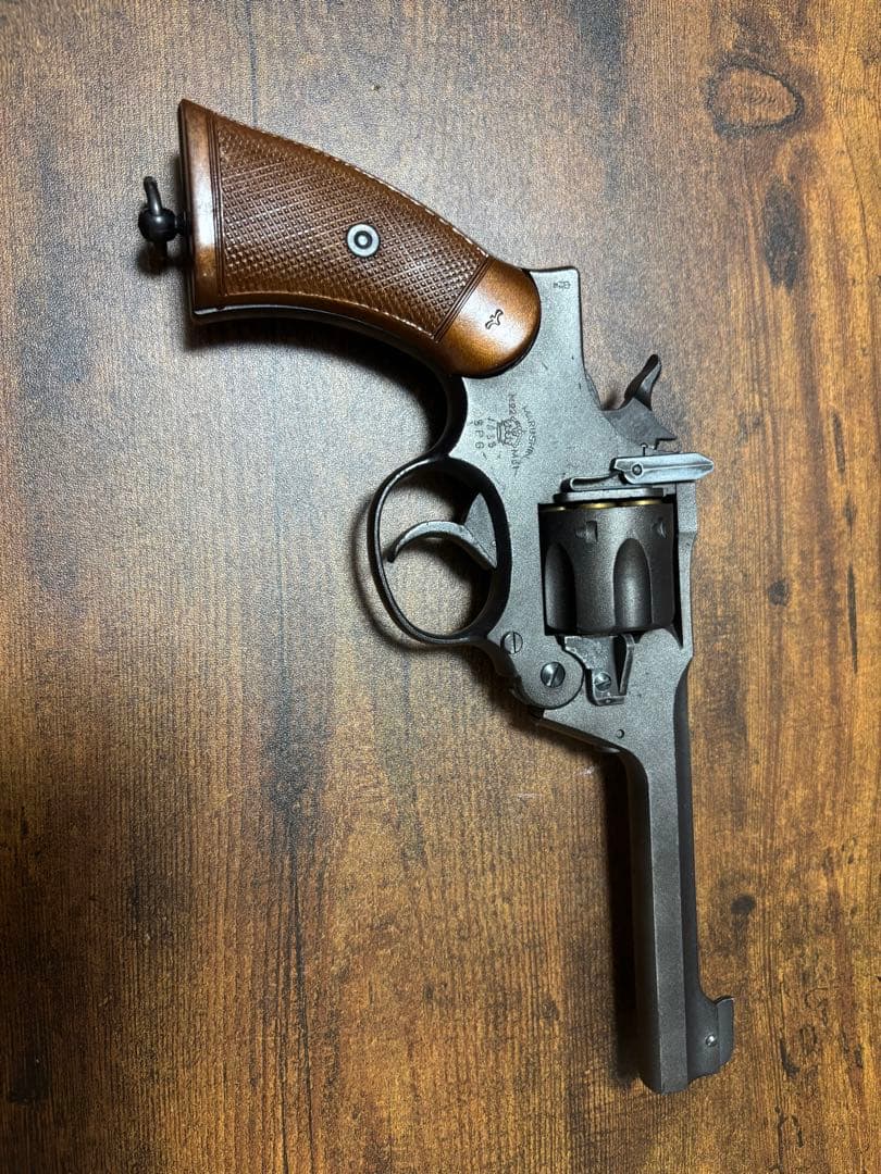 リボルバー モデルガン 黒/茶色　エンフィールドリボルバー　No.2 MK1 Enfield No.2 Mk1 POLICE Black HW | マルシン工業株式会社 - MARUSHIN