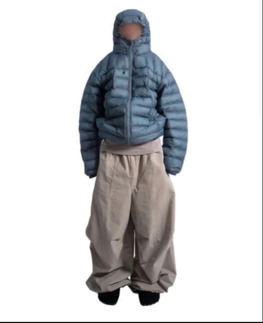 COLN puffer jacket ダウン パデッド 水色 韓国