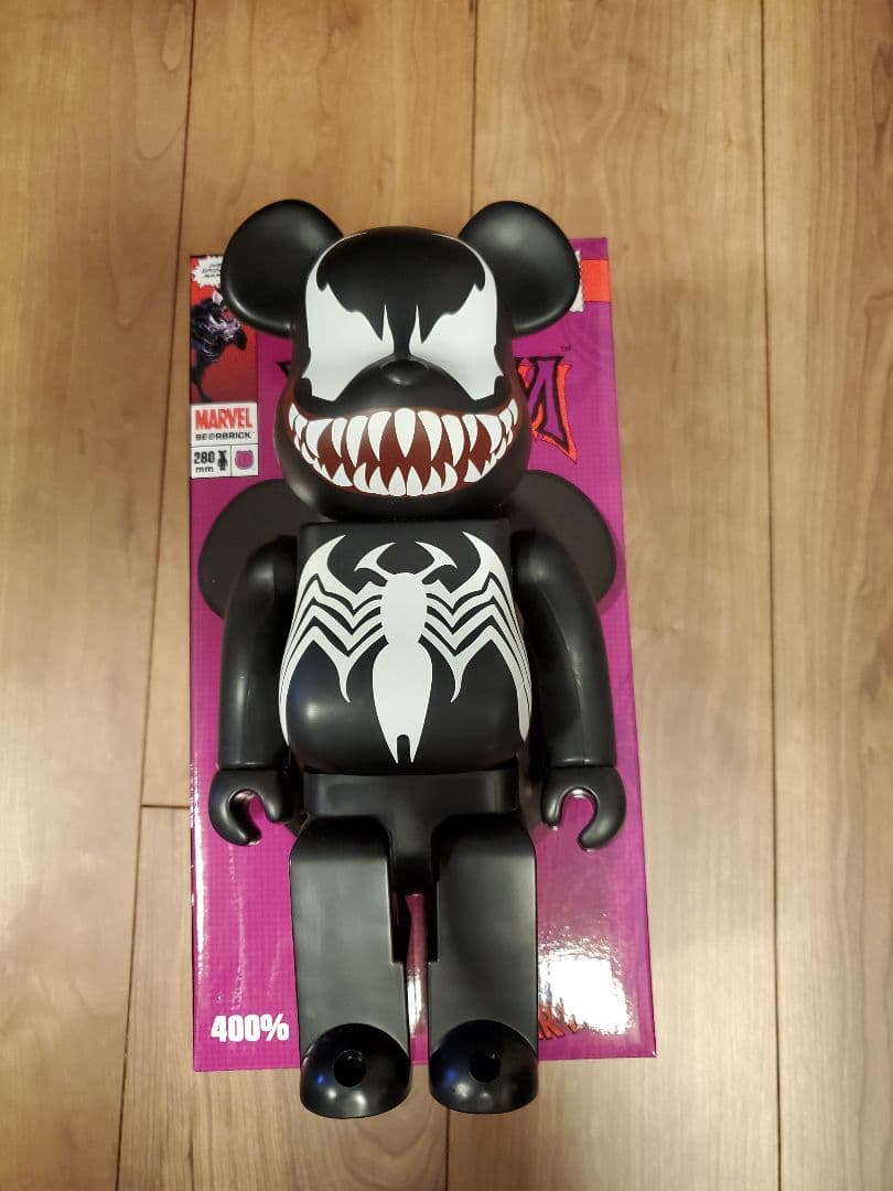 ベアブリック 400％ VENOM marvel ヴェノム 400% - メルカリ