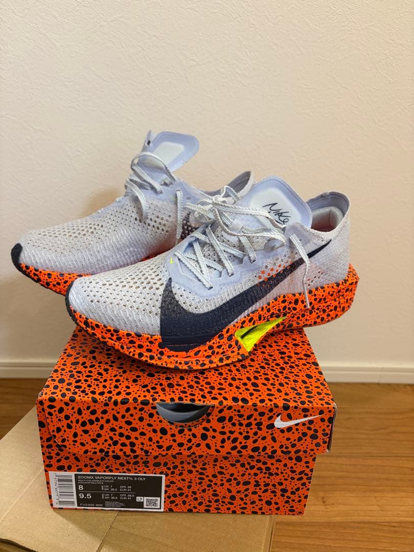 NIKE ナイキヴェイパーフライ3 パリオリンピックカラー 26.0cm