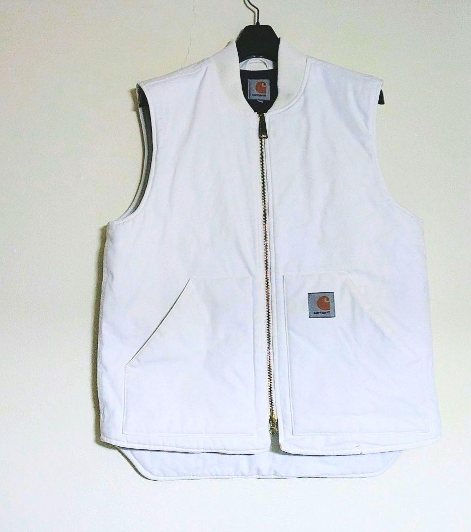 ✨今日だけ価格⚪Carhartt ダックベストホワイト 《レア》