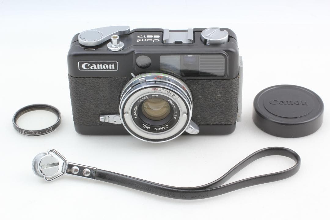 整備済 極美品】ブラック Canon Demi EE17 露出計OK 1407 - メルカリ