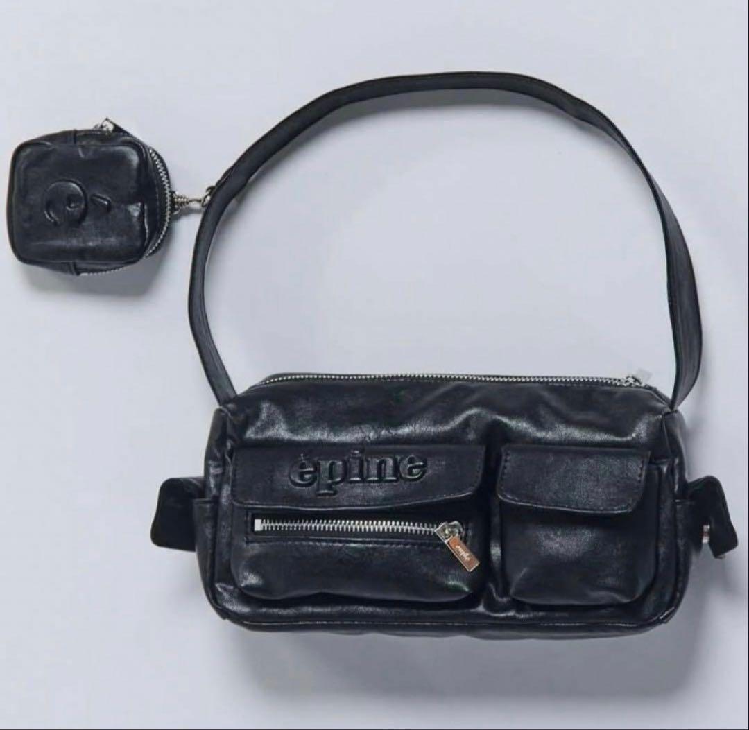 épine pouch Pocket bag Black - メルカリ