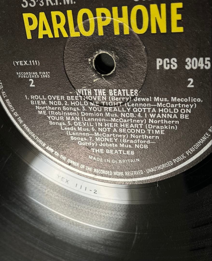 UKOrg ビートルズ With The Beatles 稀少ステレオ初版 - メルカリ