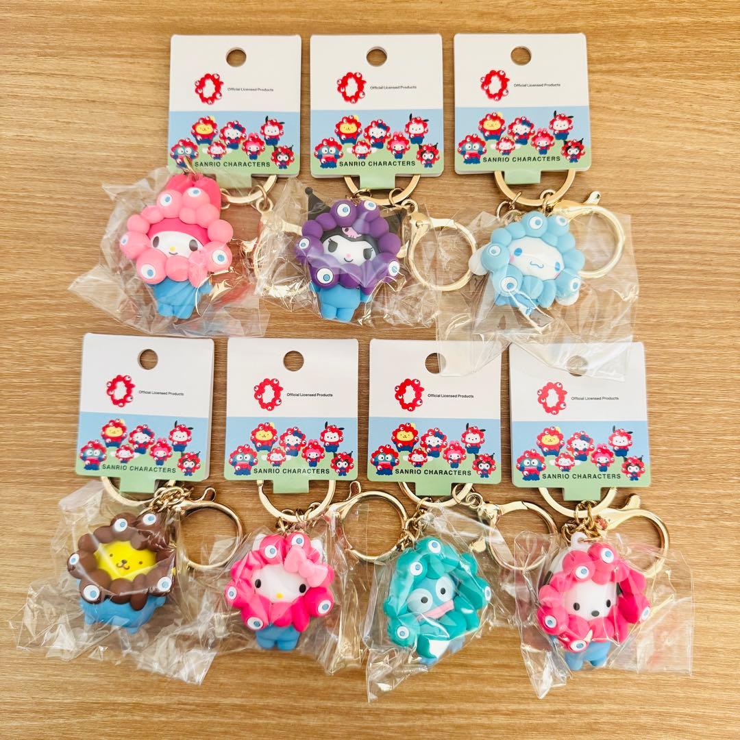 サンリオ ミャクミャク パステルカラーキーホルダー 7点コンプリート