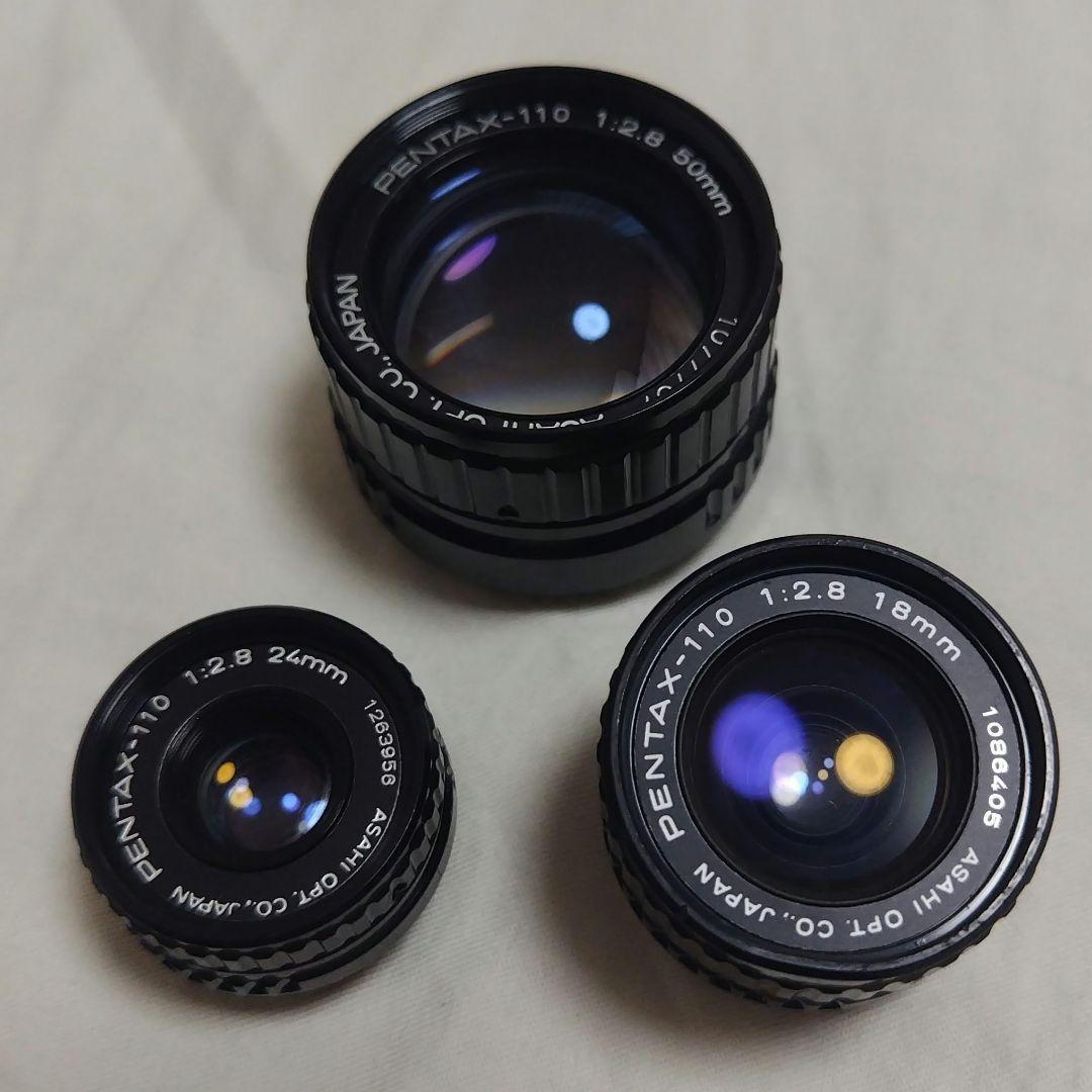 PENTAX-110 レンズ3本セット + マウントアダプター Amazon.com : Fotasy Pentax 110 Auto Lens to M4/3 Adapter, P110 to