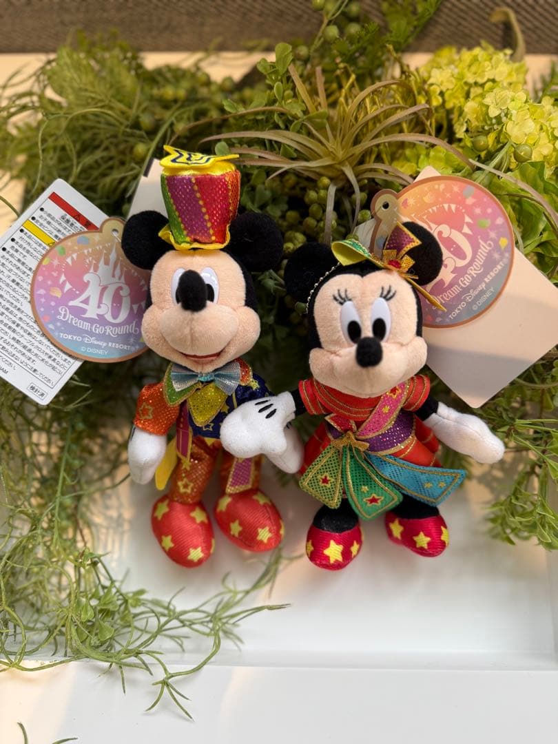 東京ディズニーリゾート40周年 ドリームゴーラウンド ぬいぐるみバッジ