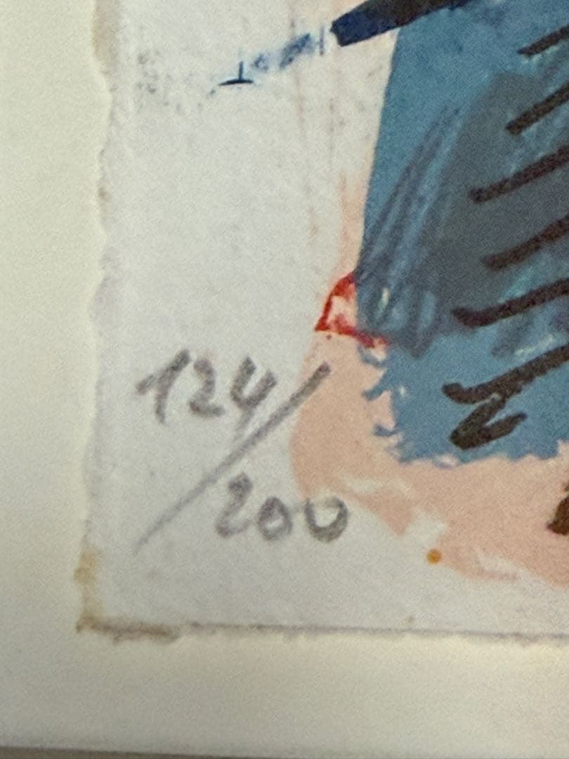 ご専用2枚 テオ・トビアス 【愛のささやき 】リトグラフ 124/200