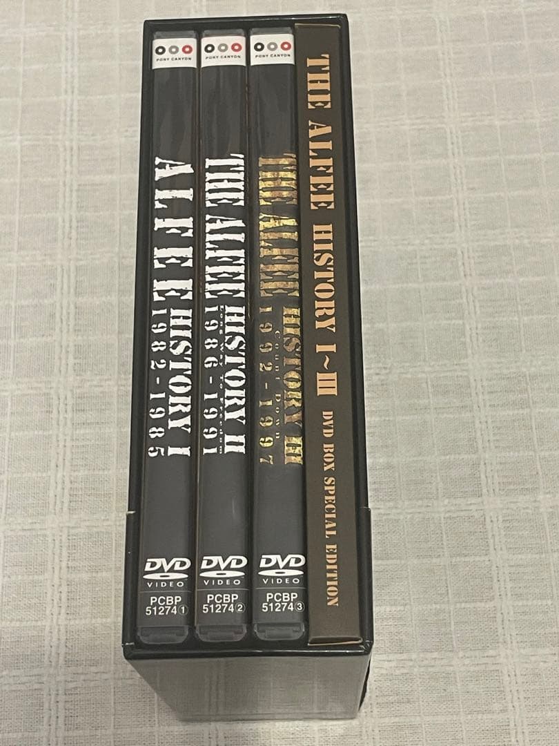 THE ALFEE/HISTORY Ⅰ～Ⅲ DVD-BOX SPECIAL E… - メルカリ