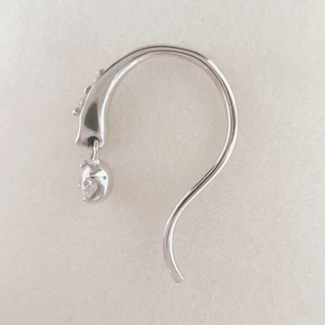 【片耳のみ】 フェスタリアビジュソフィア Pt900ダイヤ ピアス 0.1ct