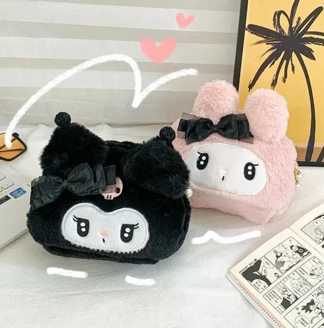 ◇秘密のメロクロ◇クロミポーチ◇メイクポーチ クロミフェイス型