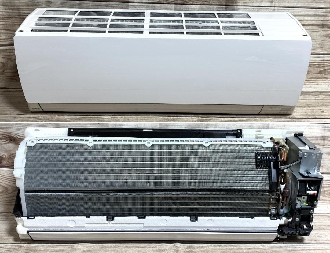 富士通 23畳 5.6kw 200V ノクリア AS-AH561L2 分解清掃済