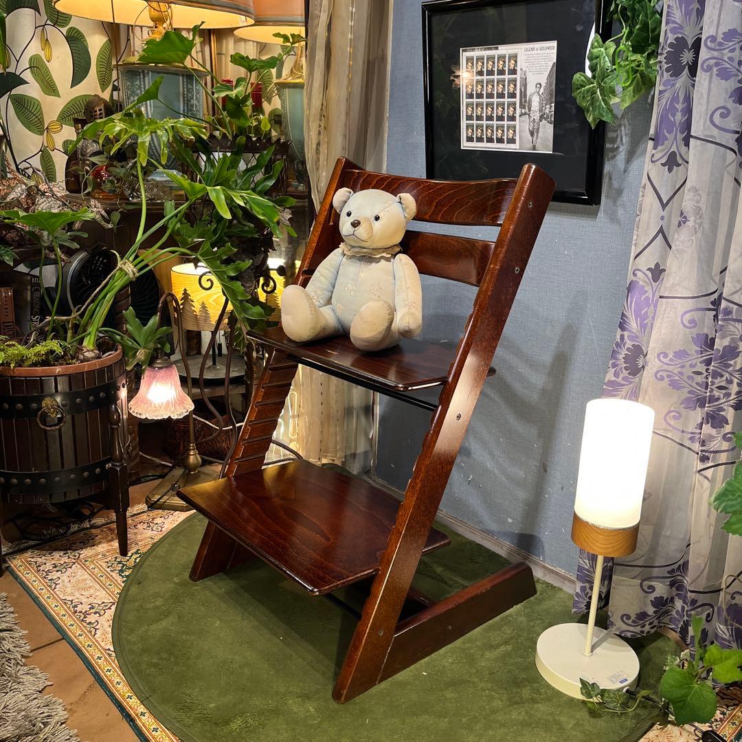 L1 ヴィンテージ STOKKE ストッケ チェア チーク M109537234 - 子ども