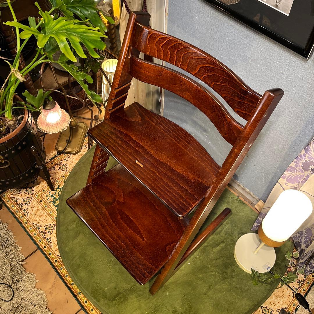 L1 ヴィンテージ STOKKE ストッケ チェア チーク M109537234 - 子ども