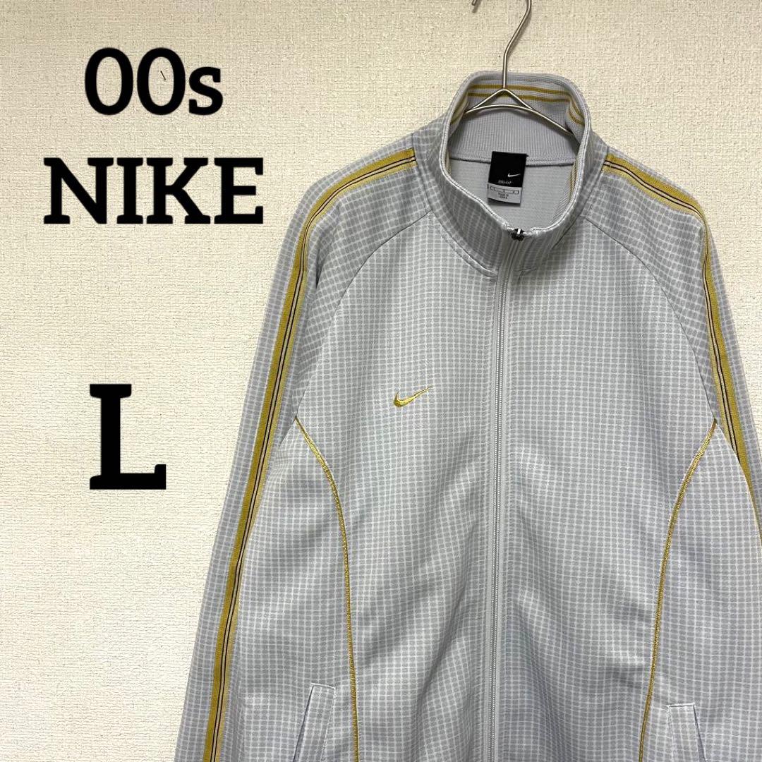 Y2K】00s NIKE トラックジャケット ジャージ テック 刺繍 総柄 - メルカリ