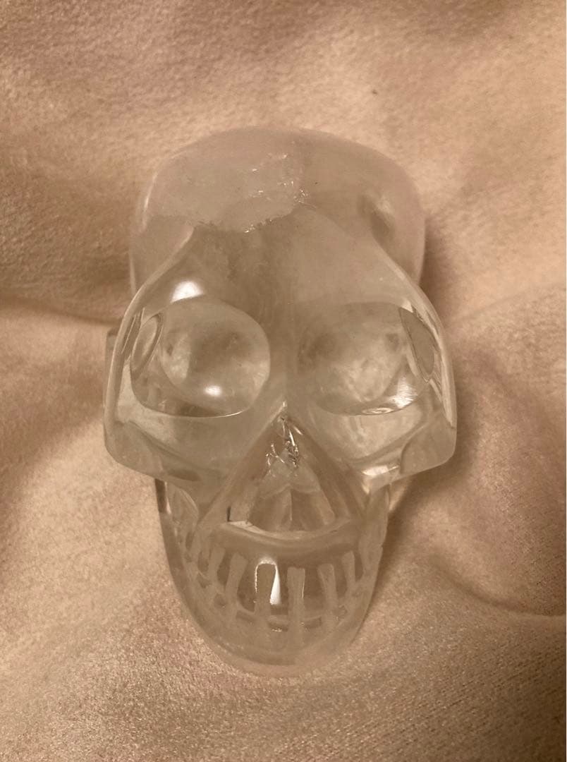 大 天然石 スカル 骸骨 ドクロ 良品 希少 クリスタルスカル 置物 虹有 楽天市場】〔D17-14〕入手困難 極上品質 超透明 水晶 ドクロ