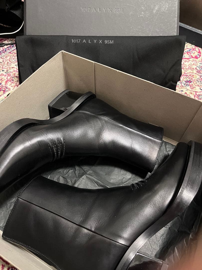 1017 ALYX 9SM ヒールブーツLeone ankle boots 39 - メルカリ
