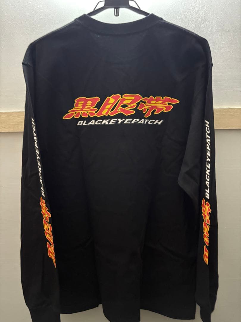 新品】ブラックアイパッチ 黒眼帯 ロングTシャツ/黒XL/ロンT - メルカリ