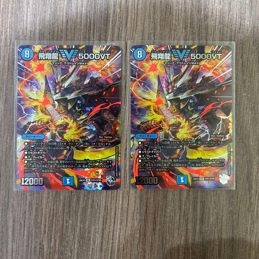 デュエマ 飛翔龍 5000vt 超銀トレジャー 2枚セット - メルカリ