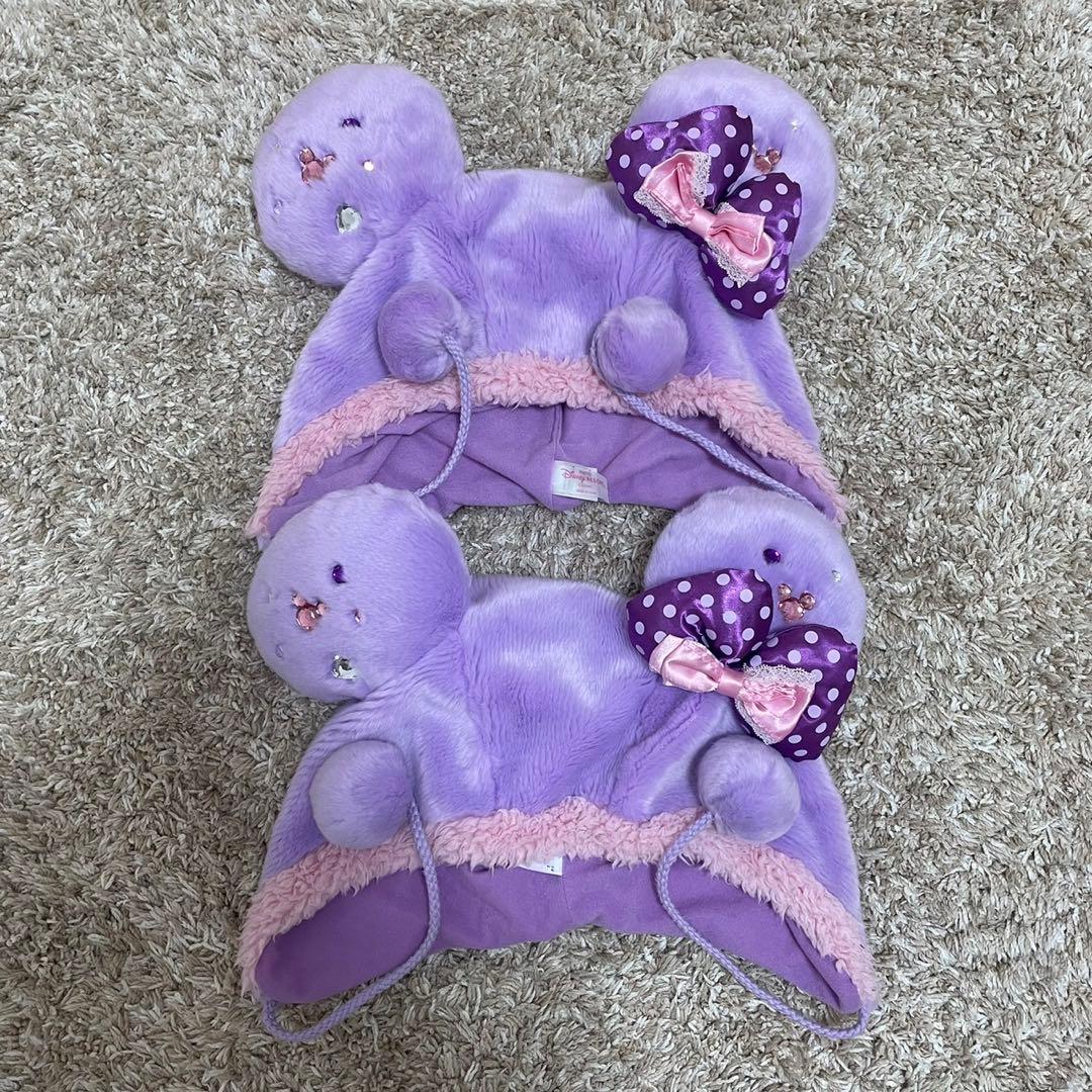 ディズニー ファンキャップ ミニー 紫 - メルカリ