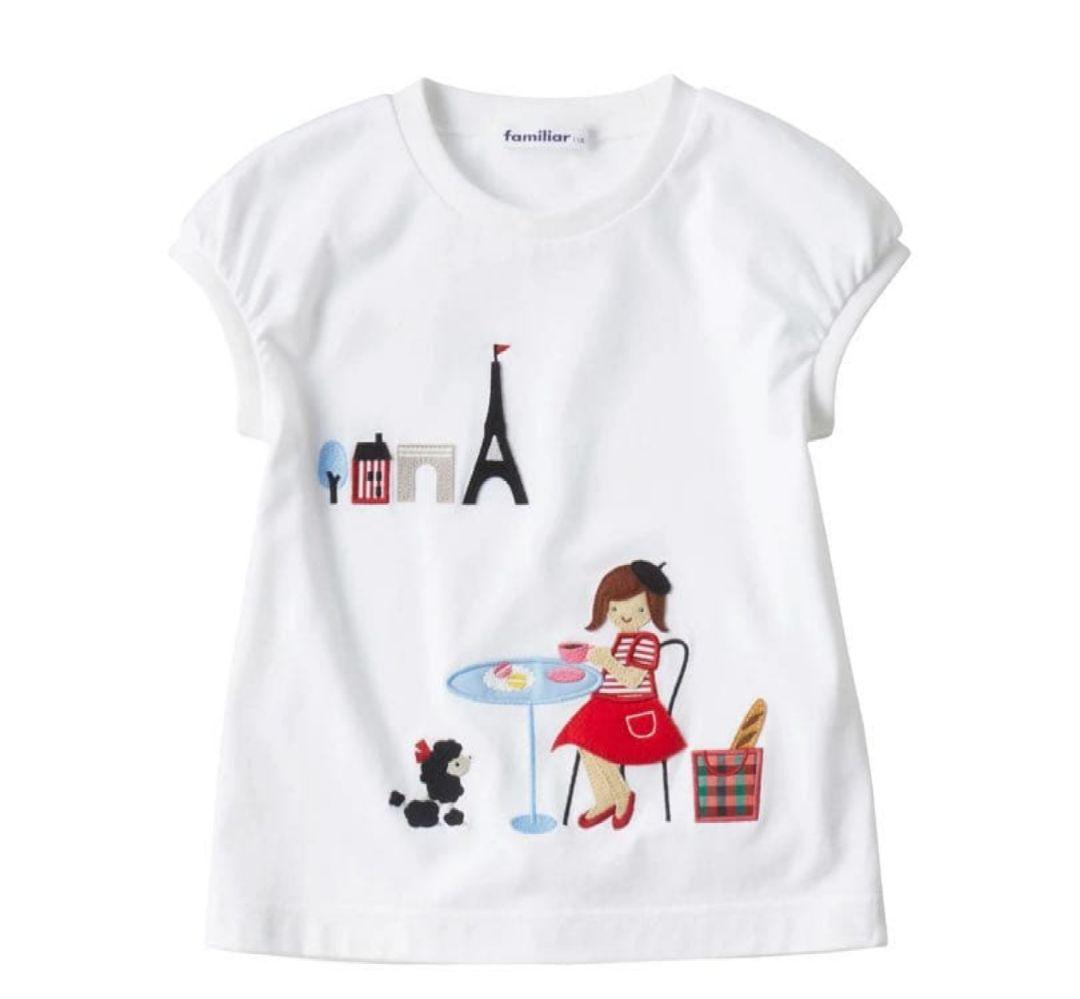 現行品・新品】ファミリア エッフェル塔 Tシャツ 120 - メルカリ