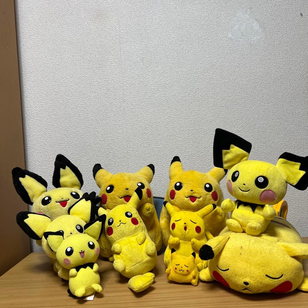 ピカチュウ ポケモン ぬいぐるみ まとめ売り - メルカリ