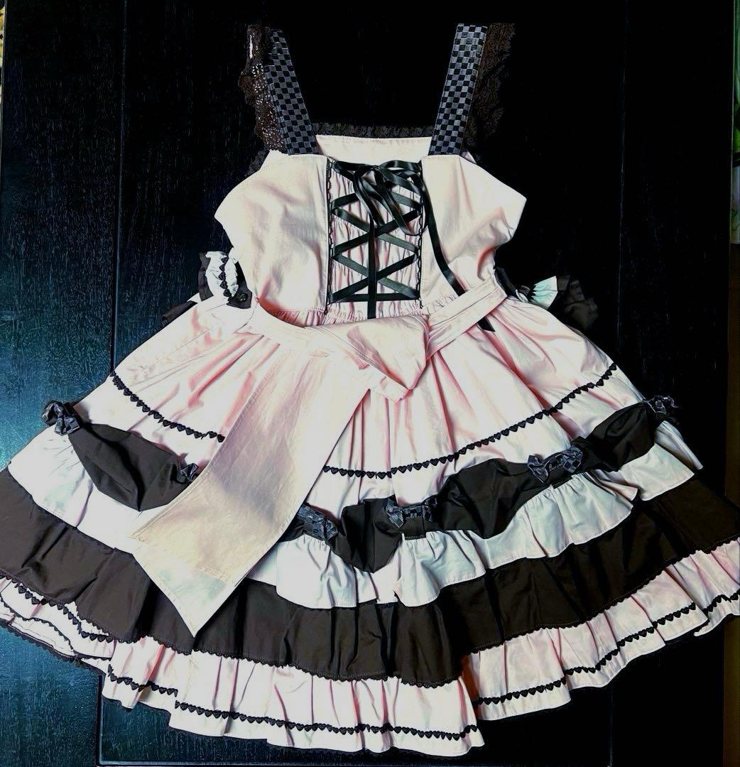 BABY♡チョコレートホイップJSKピンク - メルカリ