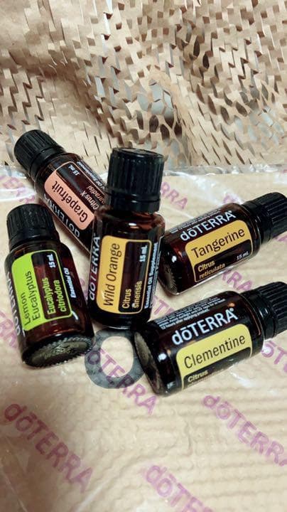 doTERRA ドテラ　柑橘系オイル　5種　購入前コメントください 楽天市場】ドテラ アロマオイル ブレンドオイル 柑橘系オイルの主な