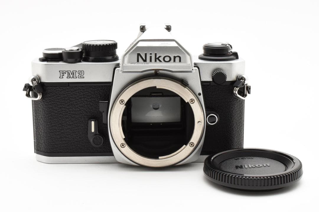 超美品 ニコン New FM2 シルバー フィルム　モルト新品交換済 M446 超美品 ニコン New FM2 シルバー フィルム モルト新品交換済 M446