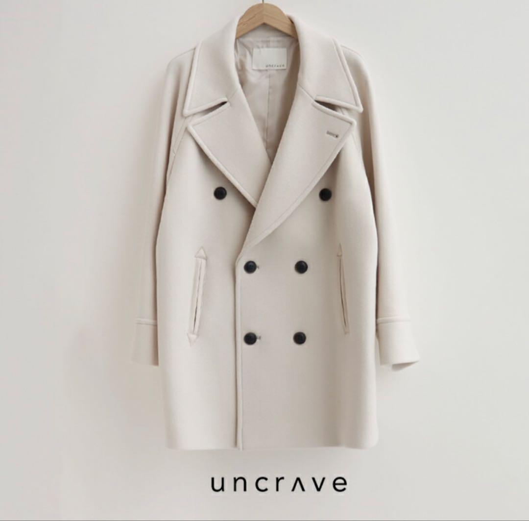 UNCRAVE WHITE アンクレイヴ メルトンPコート
