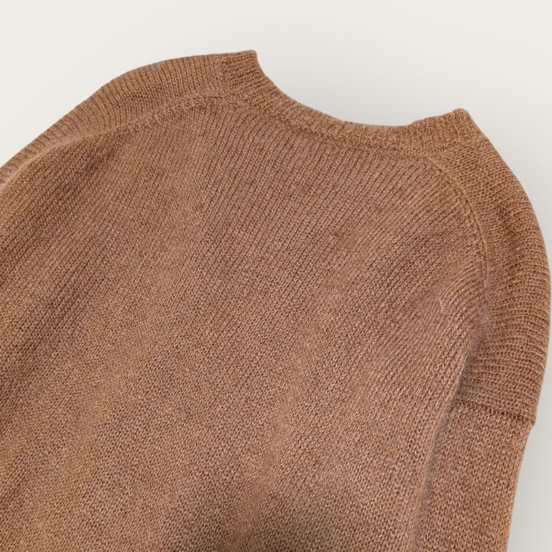 AURALEE オーラリー ブラウン クルーネックニットセーター サイズ3