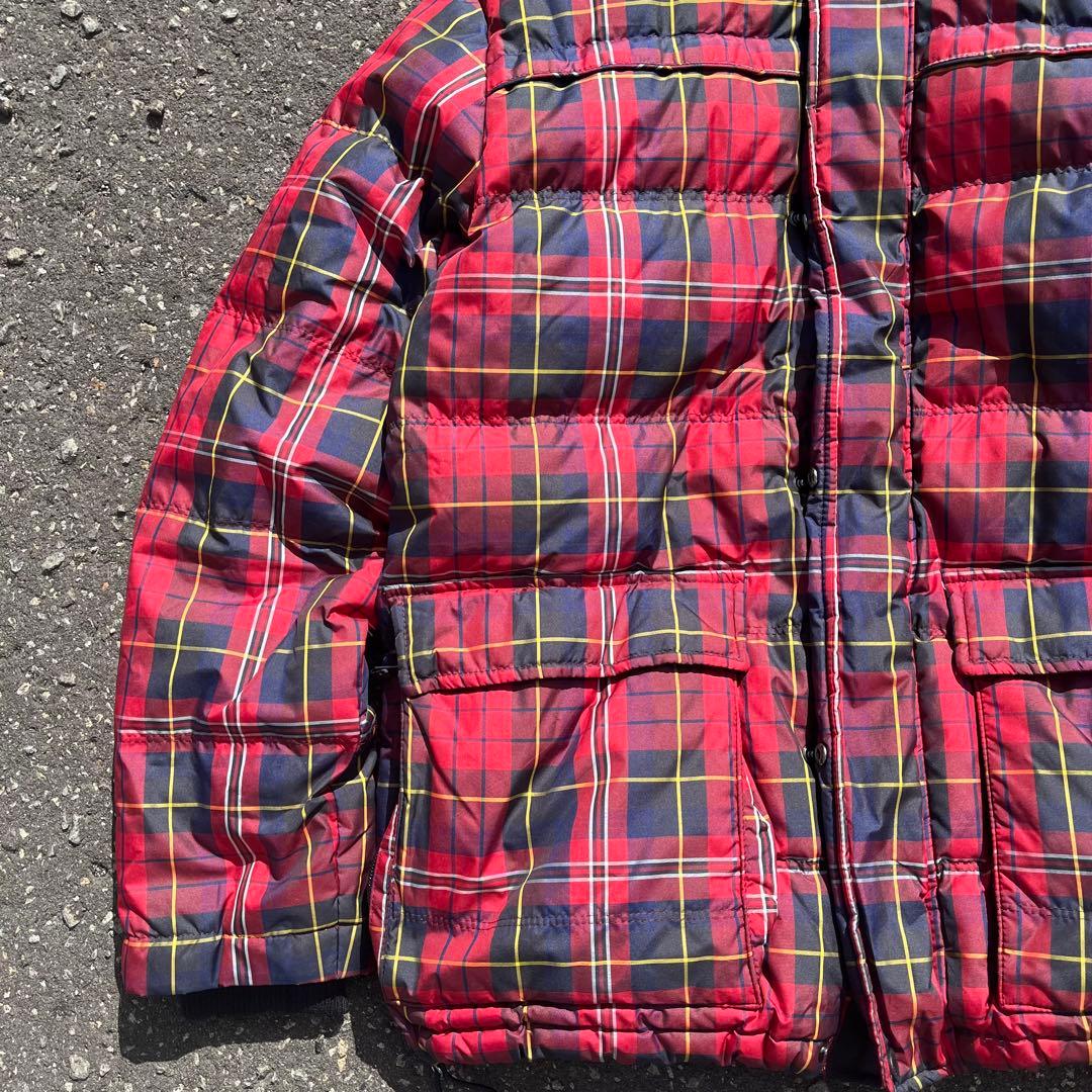 00s OLD UNIQLO ダウンジャケット ファー archive チェック - メルカリ