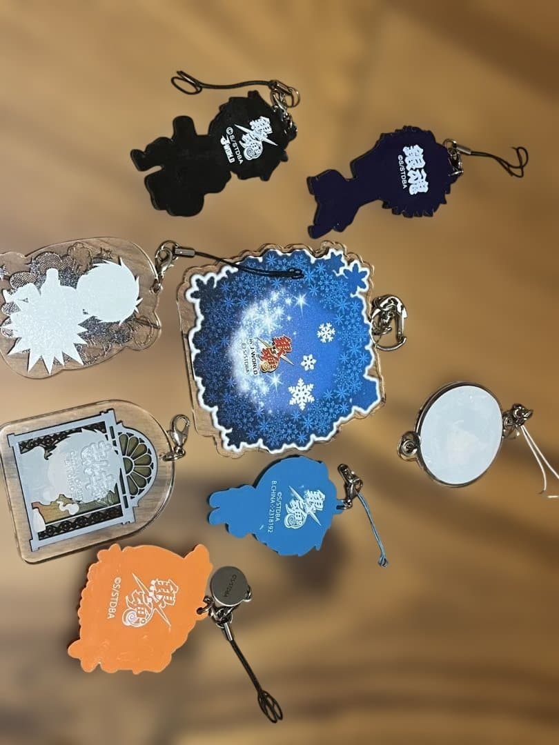 銀魂 土方十四郎アクリルキーホルダー・ラバーキーホルダー8個セット