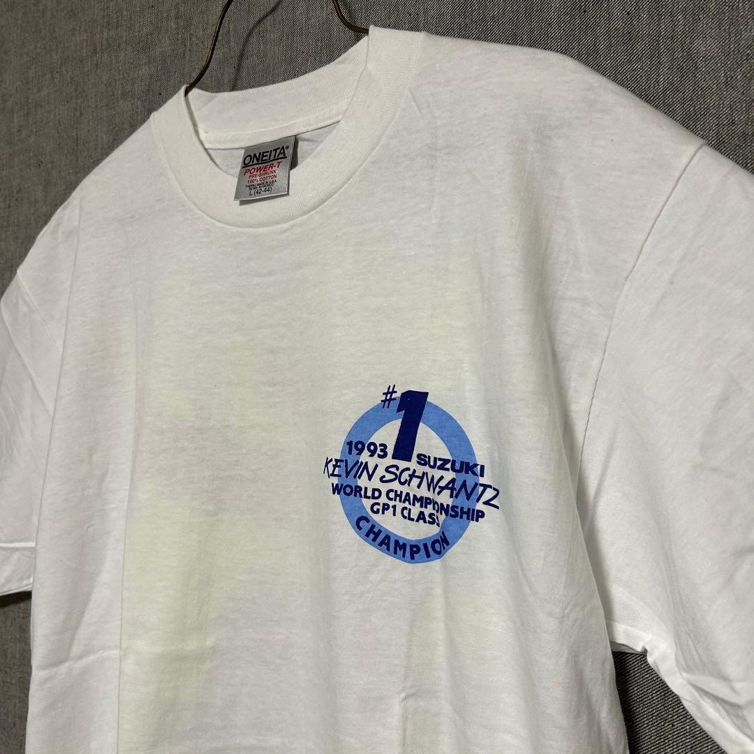 Kevin Schwantz ケビン・シュワンツ プリントTシャツ 93年GP1 - メルカリ