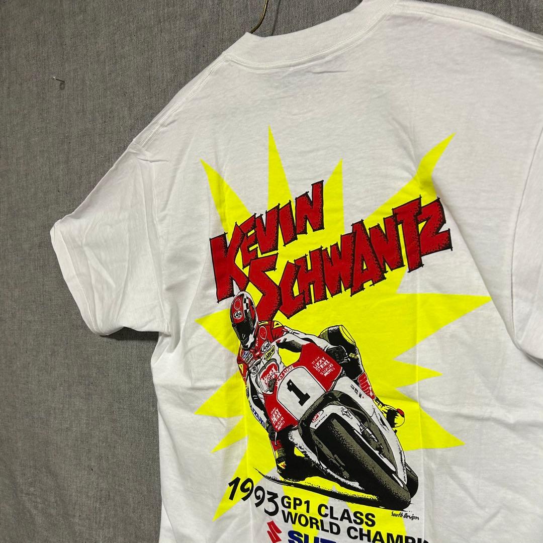 Kevin Schwantz ケビン・シュワンツ プリントTシャツ 93年GP1 - メルカリ